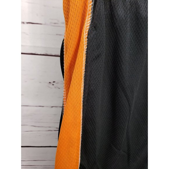Quad‎ Seven Black Orange XL 16/18 boys athletic gym running shorts - Picture 7 of 8